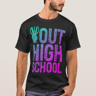 T-shirt Peace Out lycée lycéen