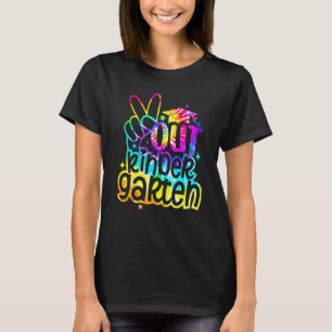 T-shirt Peace Out Maternelle Graduation Jour Dernier De Sc