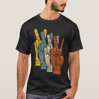 T-shirt Peace Peace Sign Hands