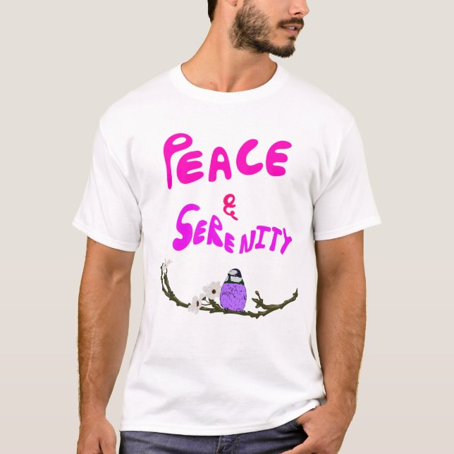 T-shirt Peace & Serenity Art (Devant)