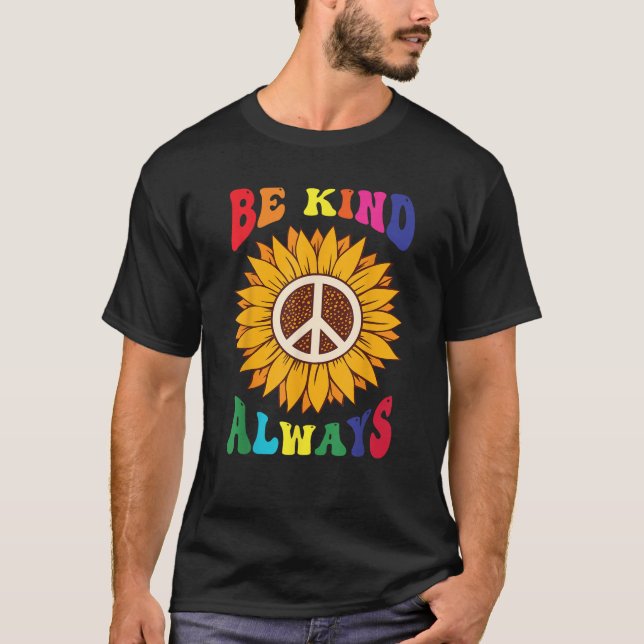 T-shirt PEACE SIGN LOVE 60s 70s Tie Dye Hippie Halloween C (Devant)