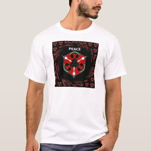 T-shirt "Peace : with Shield Emblem"