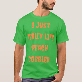 T-shirt Peach Cobbler Baking Foin Baker Halloween Automne