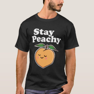 T-shirt Peach Restez Peachy