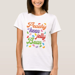 T-shirt Peachy Keen Jelly Bean Easter Candy Retro