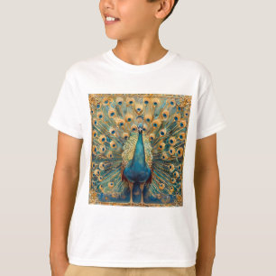 T-shirt Peacock Art Nouveau