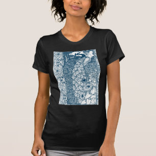 T-shirt Peacock Art Nouveau
