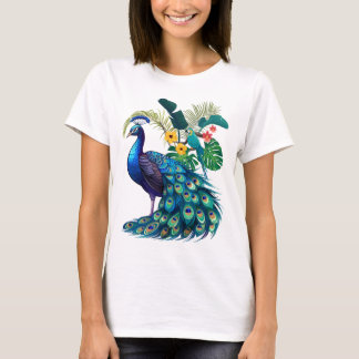 T-shirt Peacock - une élégance parfaite sur une chemise