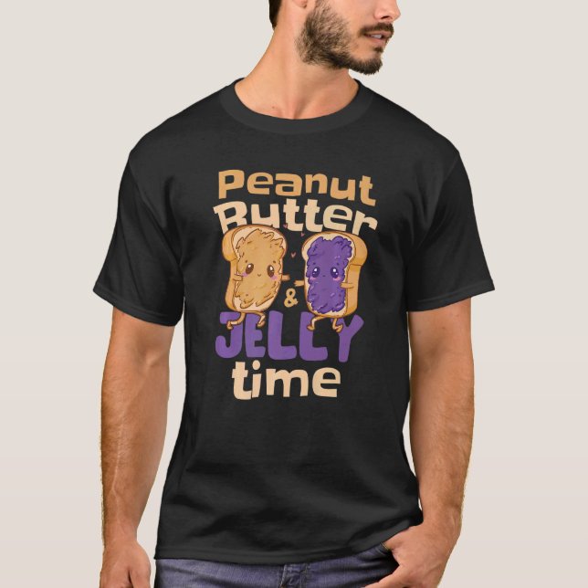 T-shirt Peanut Butter Jelly Time   (Devant)