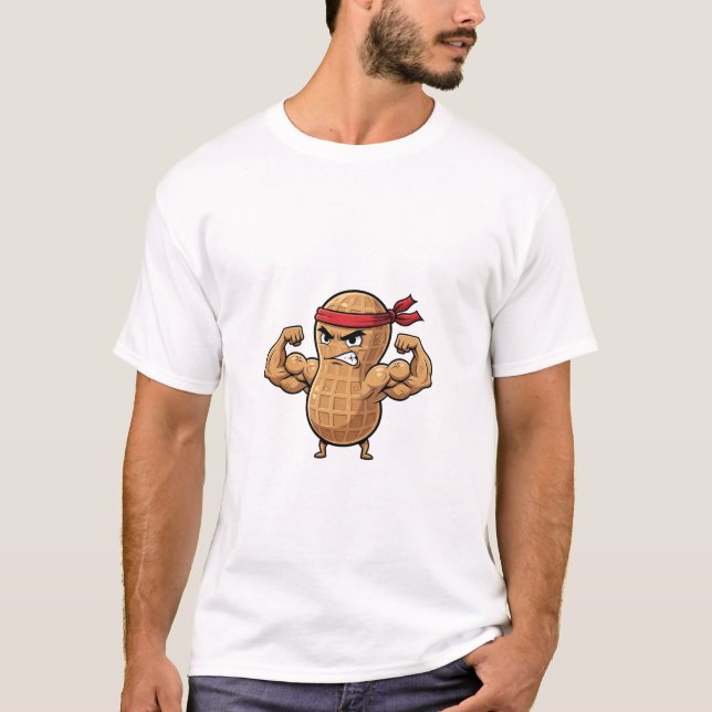 T-shirt Peanut Power (Devant)