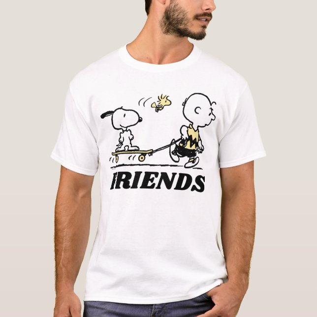 T-shirt PEANUTS | Amis Patinage (Devant)