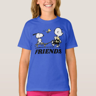 T-shirt PEANUTS Amis Patinage
