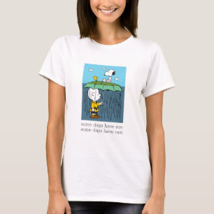 T-shirt Peanuts   Jour Ensoleillé Jour Pluvieux Moitié & M