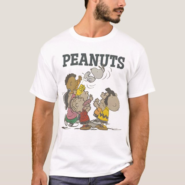 T-shirt Peanuts Snoopy & Amis - Ensemble Est Mieux Aiguill (Devant)