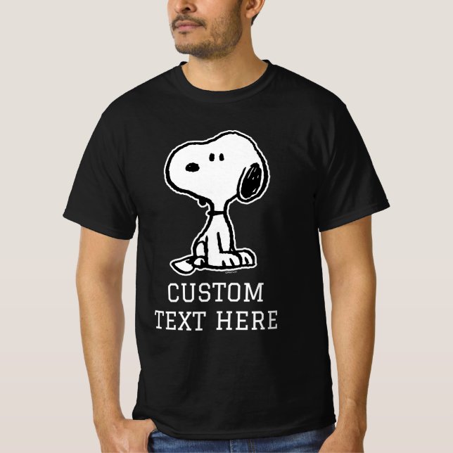 T-shirt Peanuts | Snoopy se transforme (Devant)
