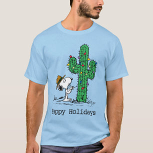 T-shirt Peanuts   Spike's Holiday Cactus