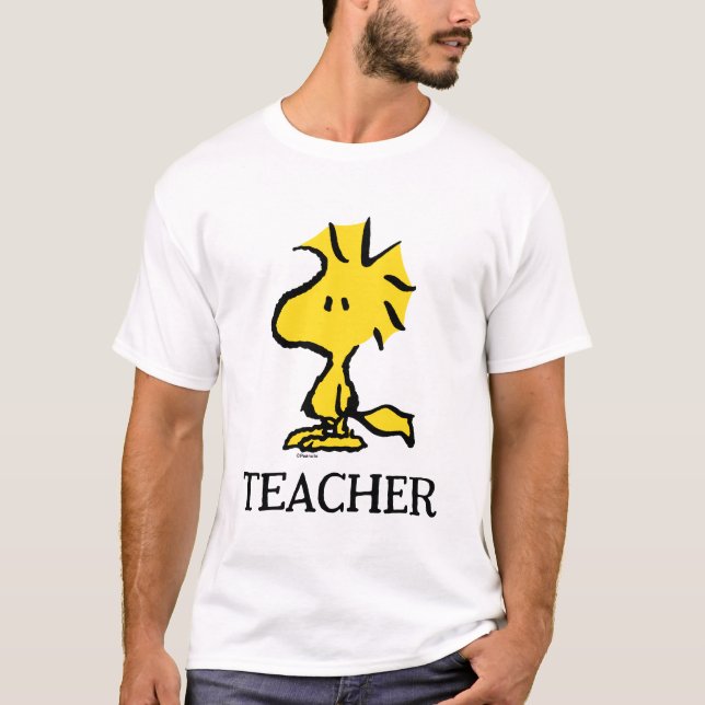 T-shirt Peanuts | Woodstock Teacher (Devant)