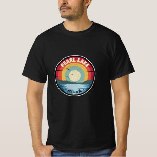 T-shirt Pearl Lake Minnesota Colorful Scene