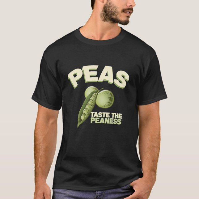 T-shirt Peas Taste the peaness Sperm Reproductive Health T (Devant)