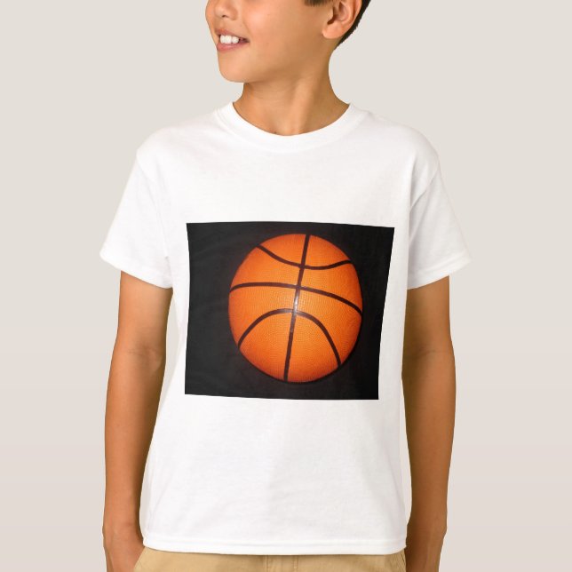 T-shirt Peau de texture de gros plan du basket (Devant)