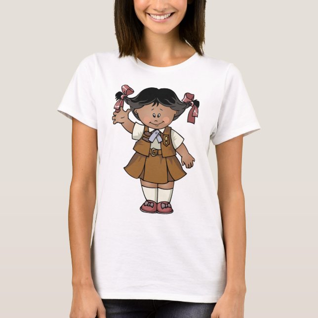 T-shirt Peau d'obscurité de "brownie" (Devant)
