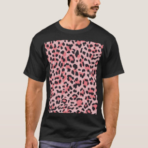 T-shirt Peau léopard : texture vintage et transparente