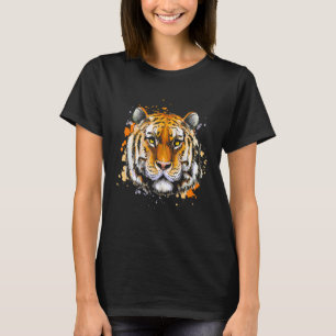 T-shirt Peau réaliste de tête de tigre 18