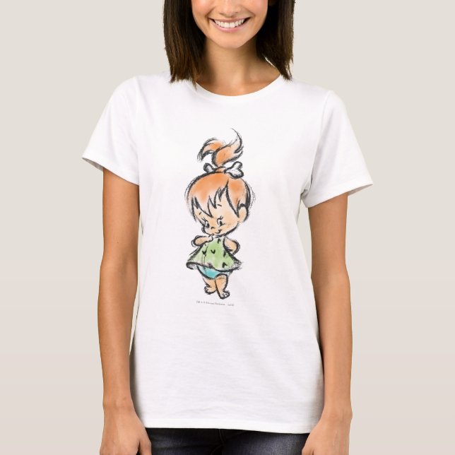 T-shirt PEBBLES™ - Dessin à main (Devant)