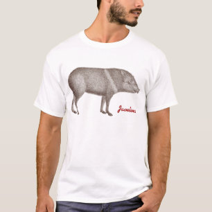 T-shirt Peccary colleté - Javelina - Tayaussa - porc de