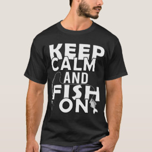 T-shirt Pêche à la canne à mouche Drapeau américain Rétro