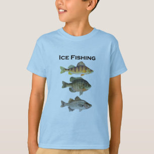 T-shirt Pêche à la glace Poisson panique