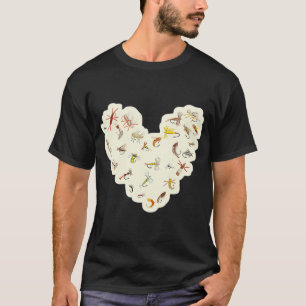 T-shirt Pêche à la mouche Amour