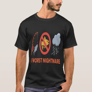 T-shirt Pêche à la mouche au coucher du soleil