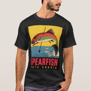 T-shirt Pêche à la mouche au coucher du soleil