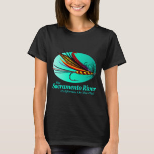 T-shirt Pêche à la mouche de la rivière Sacramento (FSH)