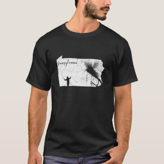 T-shirt Pêche à la mouche en Pennsylvanie Truite de Brook 