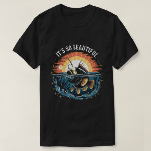 T-shirt Pêche À La Pêche À La Pêche À La Pêche Légère Mer 