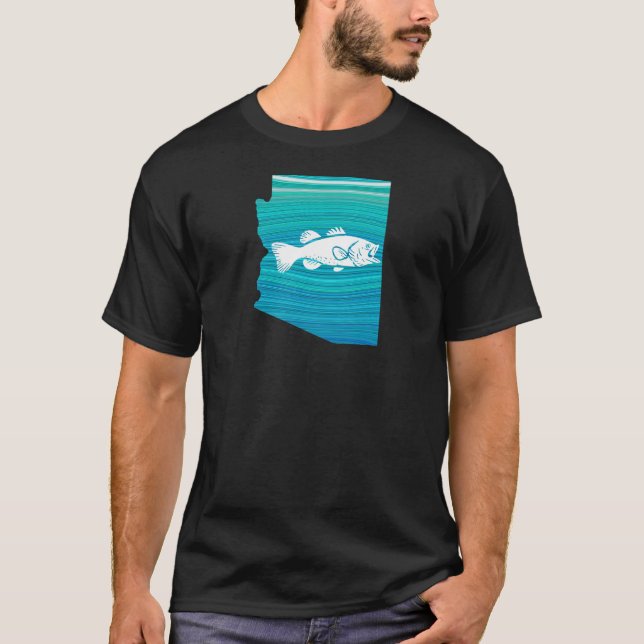 T-shirt Pêche à la vague de l'Arizona (Devant)