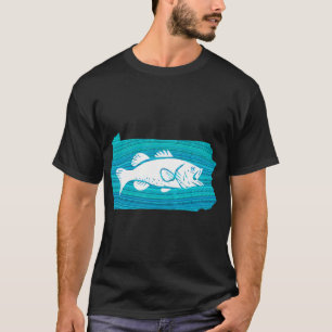 T-shirt Pêche à la vague en Pennsylvanie
