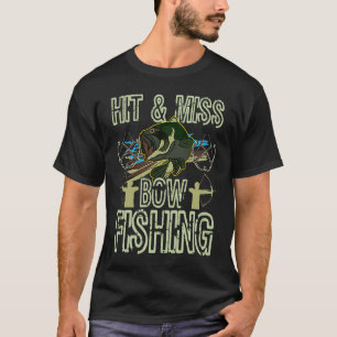 T-shirt Pêche à l'arc au hasard et pêche à l'arc de chasse