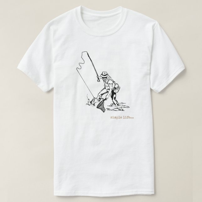 T-shirt Pêche à l'Homme (Design devant)