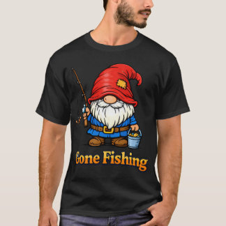 T-shirt Pêche alimentée par le café jette un drôle de pêch