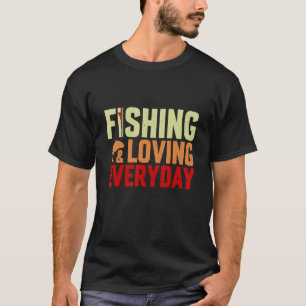 T-shirt Pêche & Amour Quotidien - Pêcheur Angler