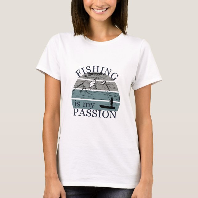T-shirt Pêche amusante disant (Devant)