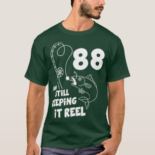 T-shirt Pêche Anniversaire 88ème Anniversaire Fisher Anniv