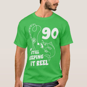 T-shirt Pêche Anniversaire 90ème Anniversaire Fisher Anniv