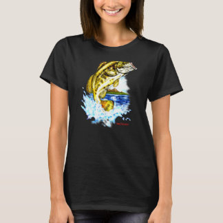 T-shirt Pêche au bar à grande bouche