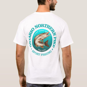 T-shirt Pêche au brochet en Ontario
