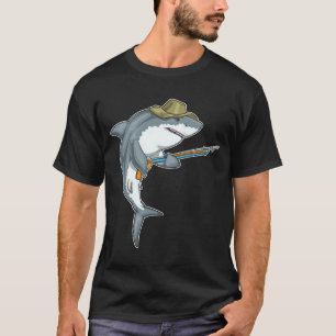 T-shirt Pêche au harpon de requin Fisher