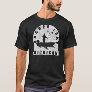 T-shirt Pêche au lac Archer Michigan